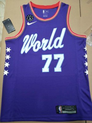 77 Doncic 2020 Rising star World Team jersey